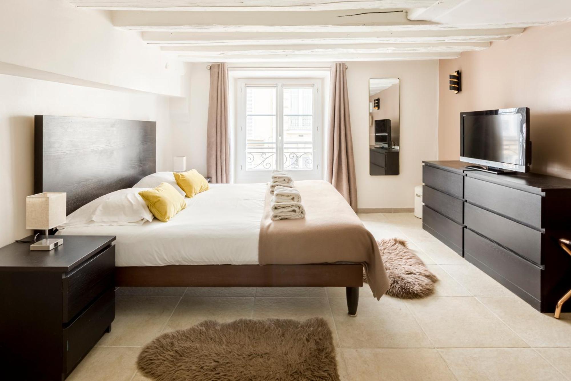 Apartament Rivoli Vieille Du Temple With Ac Paryż Zewnętrze zdjęcie