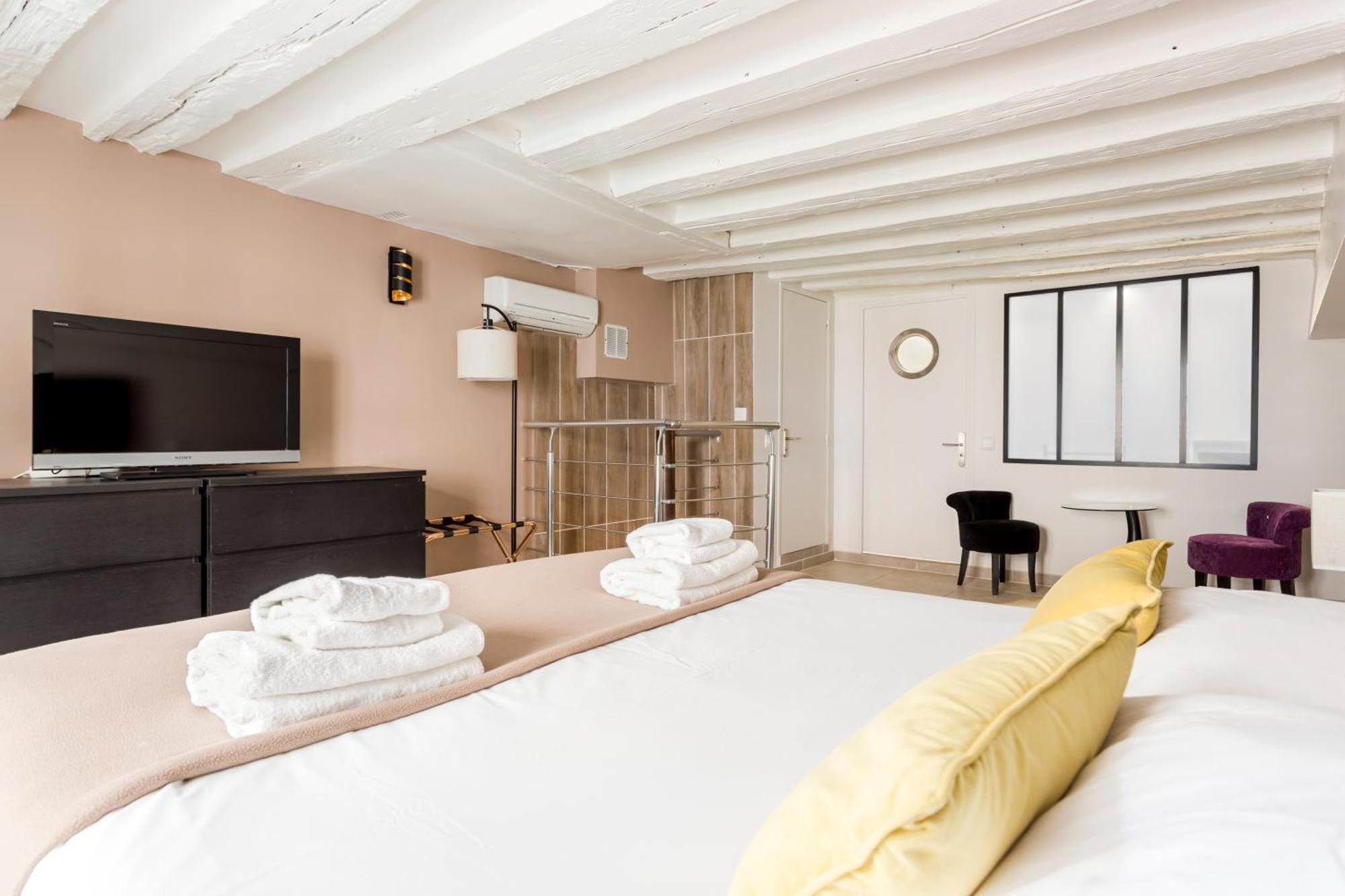 Apartament Rivoli Vieille Du Temple With Ac Paryż Zewnętrze zdjęcie