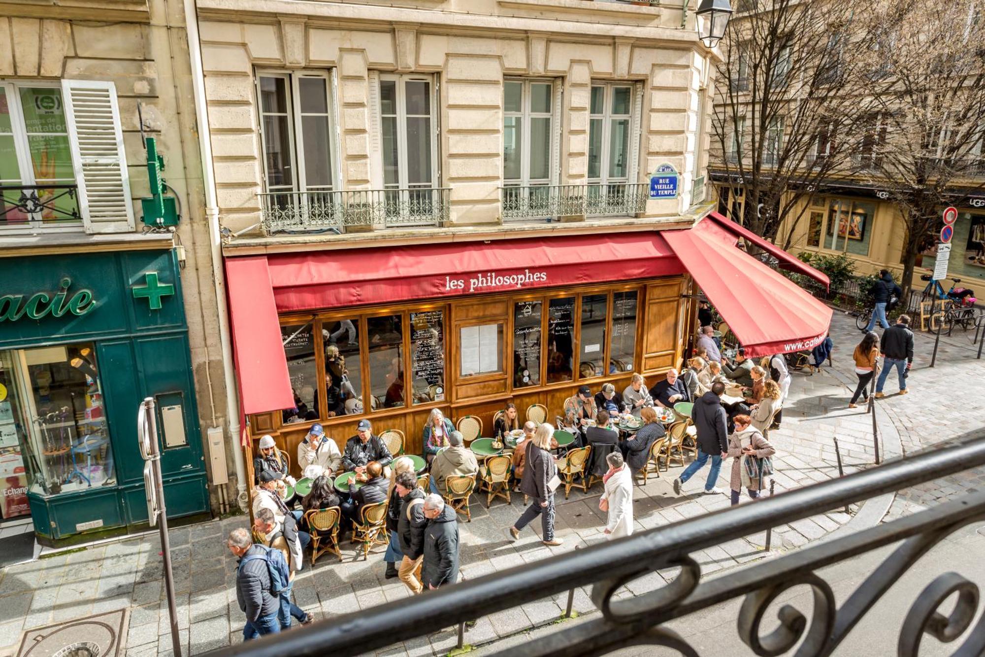 Apartament Rivoli Vieille Du Temple With Ac Paryż Zewnętrze zdjęcie